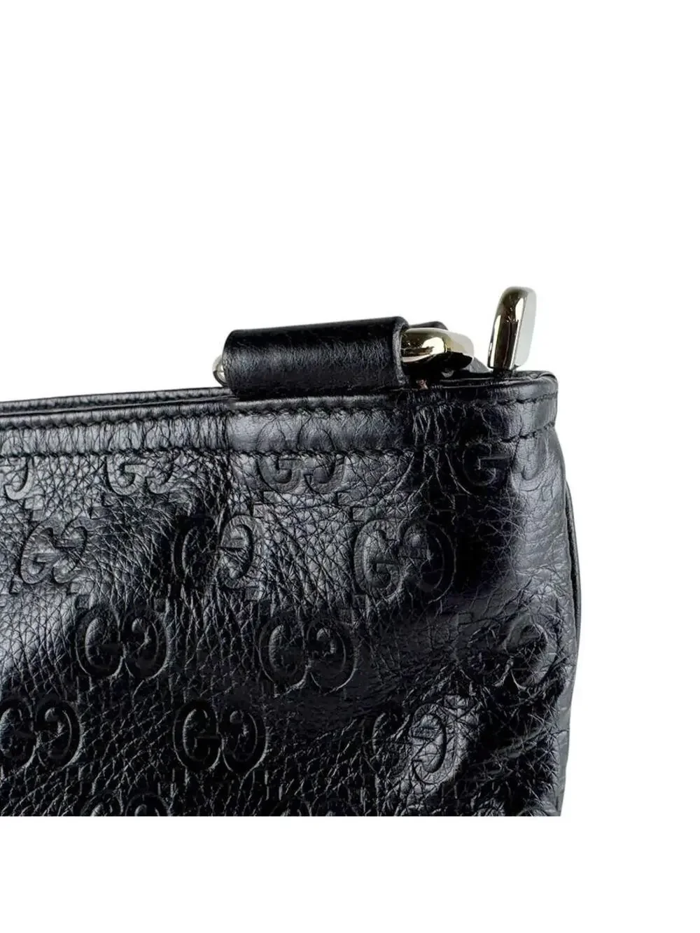 Auth Gucci Guccissima Shoulder Bag #308919G42B